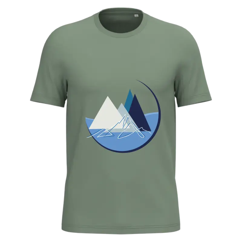 Tee-shirt Les montagnes géométriques